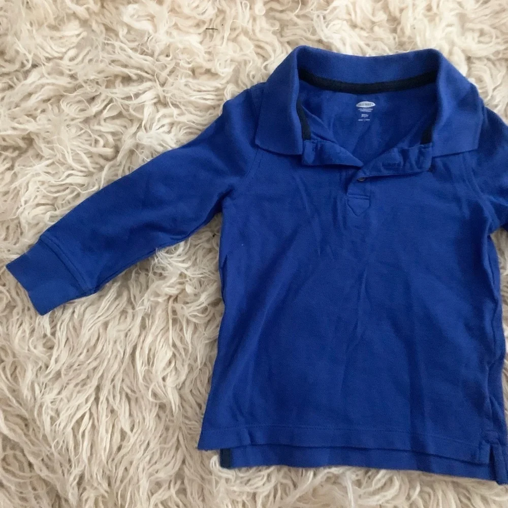 Old Navy | Long Sleeve Collar Royal Blue Shirt 2T